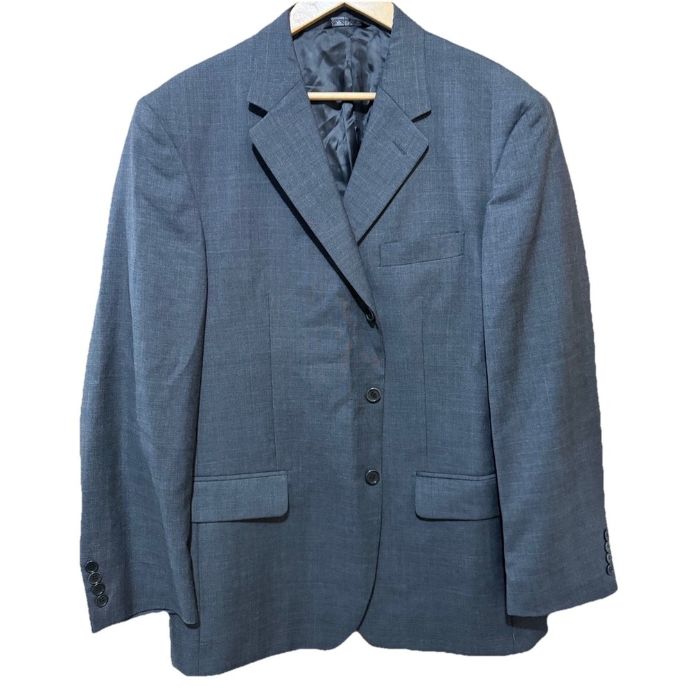 Fumagalli's Mens Gray Suit Lightweight Wool Super 110s 42R 36x29 Italy‎ EUC